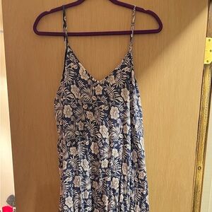 Floral Blue and White Women's Skirt